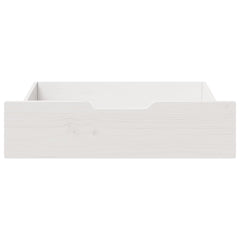 vidaXL Under-Bed Drawers 2 pcs White 75x55x17 cm Solid Wood Pine 3