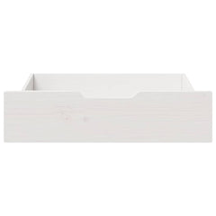 vidaXL Under-Bed Drawers 2 pcs White 65x55x17 cm Solid Wood Pine 3