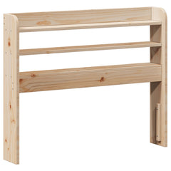 vidaXL Headboard with Shelves 90 cm Solid Wood Pine 2