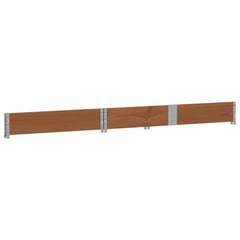 vidaXL Pallet Collar Brown 150x50 cm Solid Wood Pine 4
