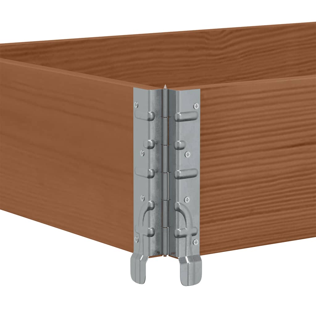 vidaXL Pallet Collar Brown 150x50 cm Solid Wood Pine 5