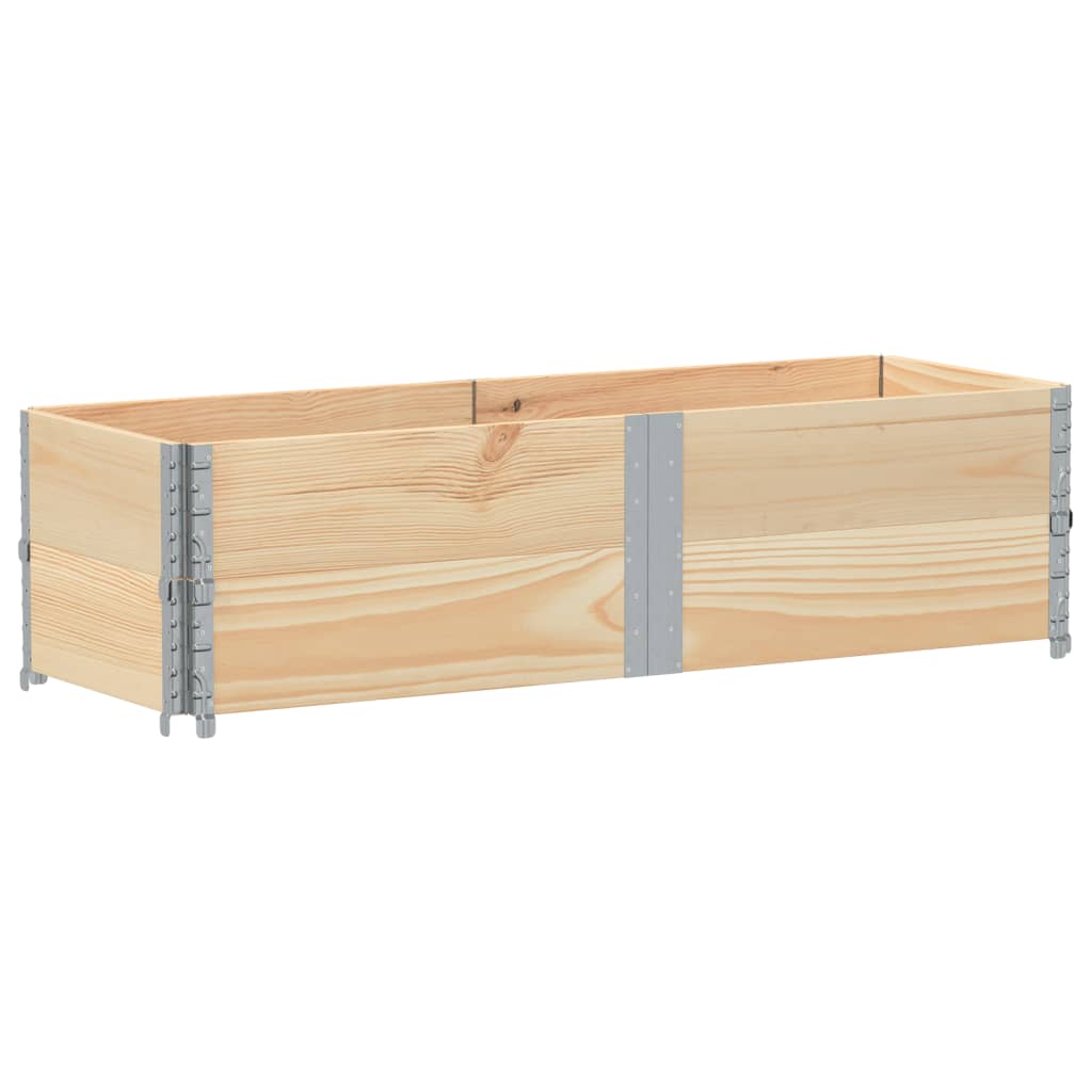 vidaXL Pallet Collars 2 pcs 150x50 cm Solid Wood Pine 2