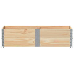 Pallet Collars Solid Wood Pine 2 Natural 50 cm