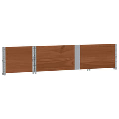 vidaXL Pallet Collars 2 pcs Brown 150x50 cm Solid Wood Pine 4