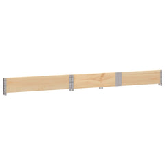 vidaXL Pallet Collar 150x100 cm Solid Wood Pine 4