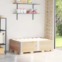 Pallet Collars Solid Wood Pine 2 Natural 100 cm