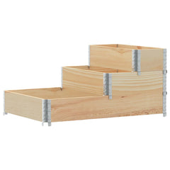 vidaXL 3-Tier Raised Bed 120x80 cm Solid Wood Pine 5