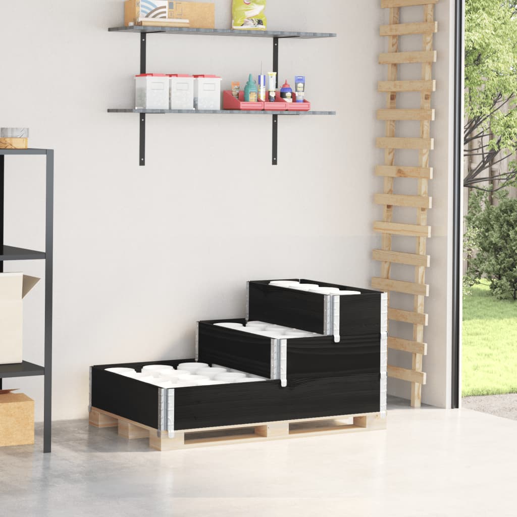 vidaXL 3-Tier Raised Bed 120x80 cm Solid Wood Pine
