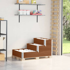 vidaXL 3-Tier Raised Bed 120x80 cm Solid Wood Pine