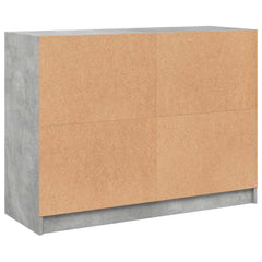 vidaXL Sideboard Concrete Grey 102x37x75,5 cm Engineered Wood 5