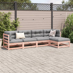 5 Piece Garden Sofa Set Impregnated Wood Pine Natural douglas