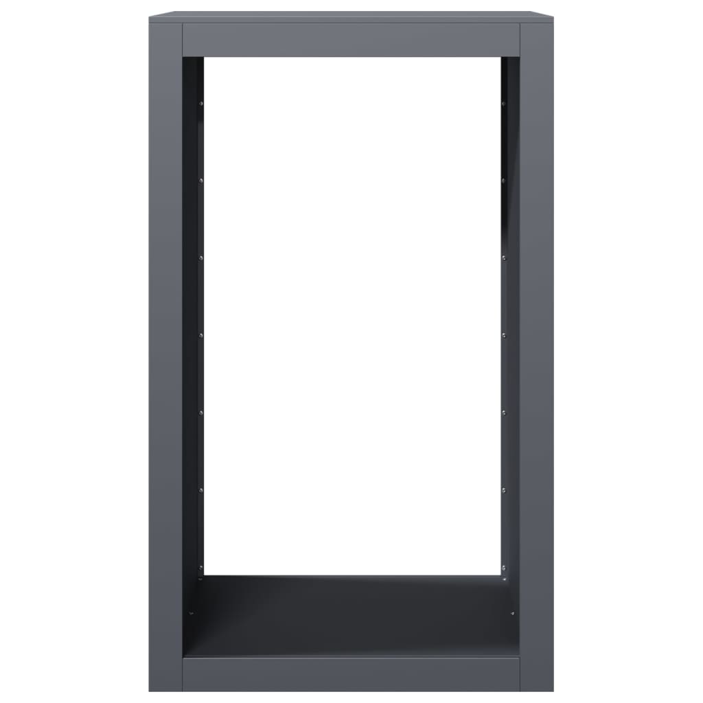 Firewood Rack Black 60x40x100 cm Steel Steel/anthracite