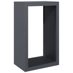 Firewood Rack Black 60x40x100 cm Steel Steel/anthracite