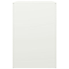 vidaXL Firewood Rack White 60x40x60 cm Steel 5