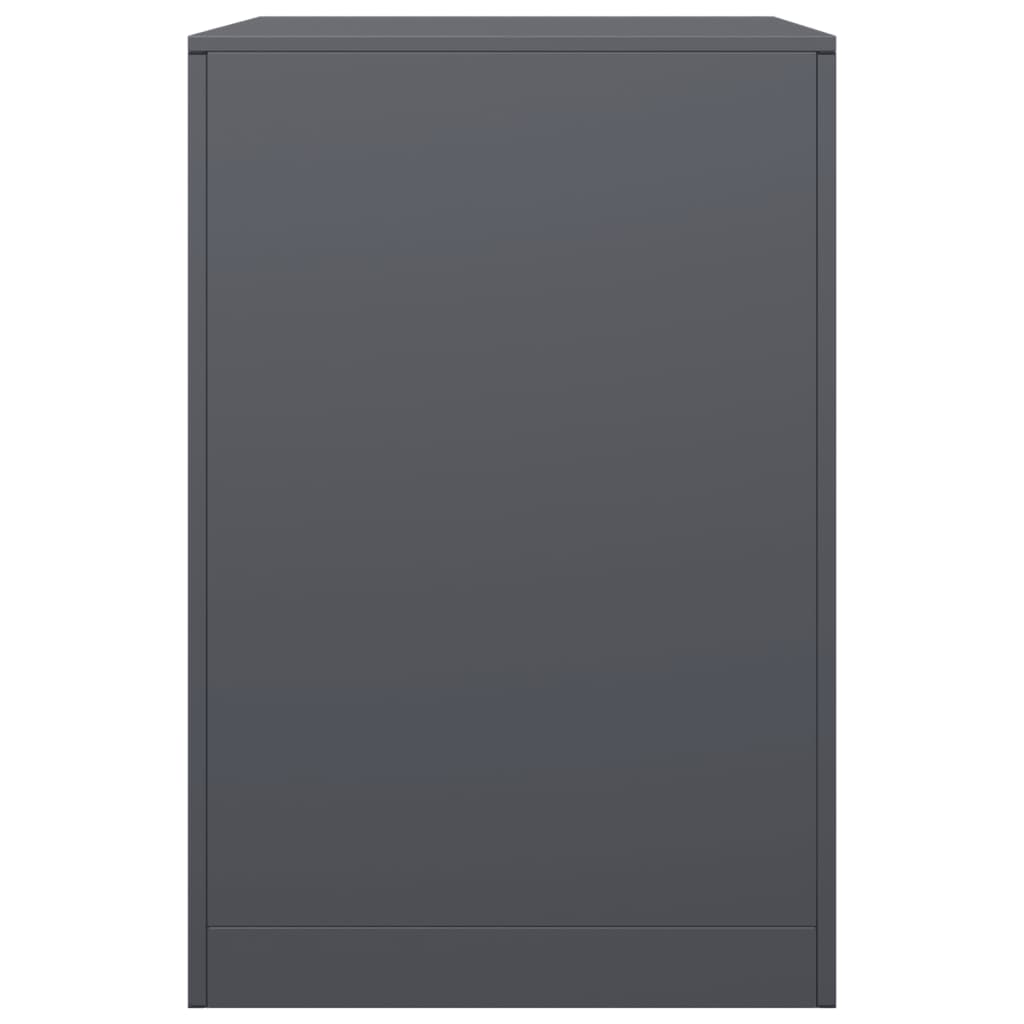 vidaXL Firewood Rack Anthracite 60x40x60 cm Steel 5