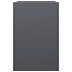 vidaXL Firewood Rack Anthracite 60x40x60 cm Steel 5