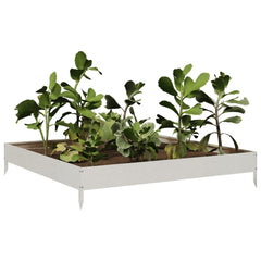 vidaXL Garden Raised Bed 100x100x18.5 cm Stainless Steel 3