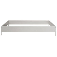 vidaXL Garden Raised Bed 100x100x18.5 cm Stainless Steel 4