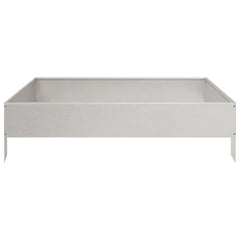 vidaXL Garden Raised Bed 100x100x26 cm Stainless Steel 5