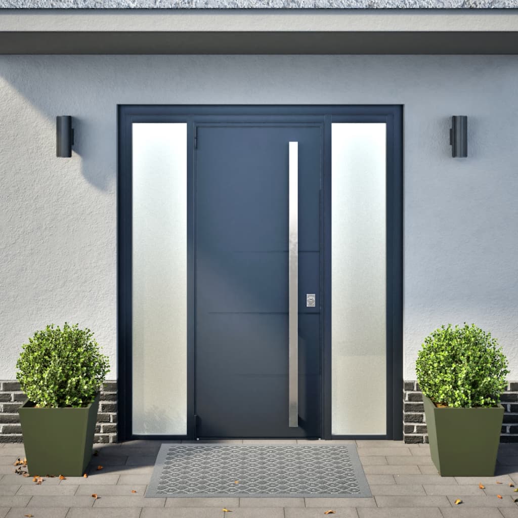 vidaXL Garden Planters Olive Green 2 pcs 40x40x40 cm Steel 3