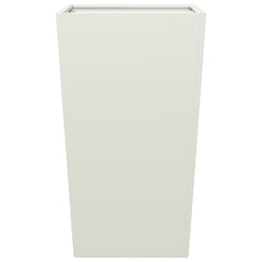 vidaXL Garden Planter White 45x45x75 cm Steel 5