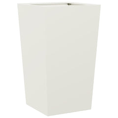 vidaXL Garden Planter White 45x45x75 cm Steel 6