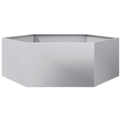 Planter Rusty 138x120x45 cm Corten Steel Galvanized steel/grey