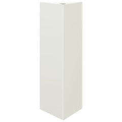 vidaXL Garden Planter White Triangular 30x26x75 cm Steel 2
