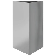 vidaXL Garden Planter Triangular 50x43x75 cm Galvanized Steel 2