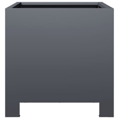 vidaXL Garden Planters 2 pcs Anthracite 30x30x30 cm Steel 6