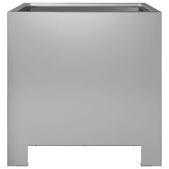 vidaXL Garden Planters 2 pcs 30x30x30 cm Galvanised Steel 6