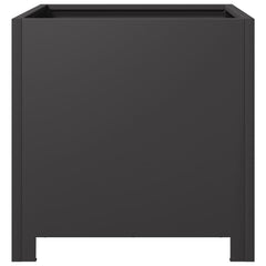 vidaXL Garden Planter Black 40x40x40 cm Steel 5
