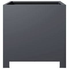 vidaXL Garden Planters 2 pcs Anthracite 40x40x40 cm Steel 6