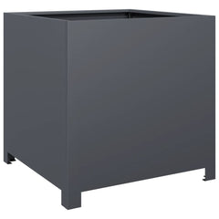 vidaXL Garden Planter Anthracite 50x50x50 cm Steel 6