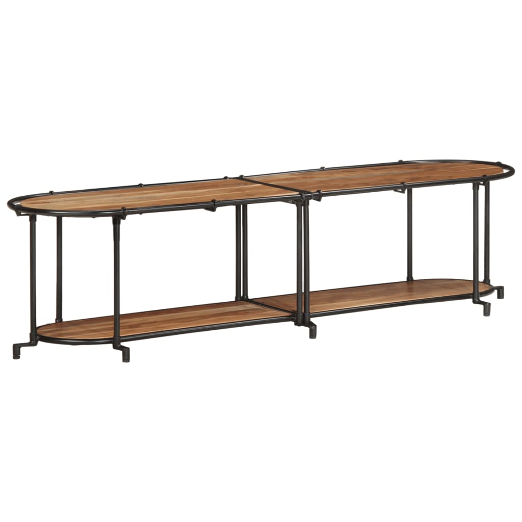 vidaXL TV Cabinet 160x42x40 cm Solid Wood Acacia 3
