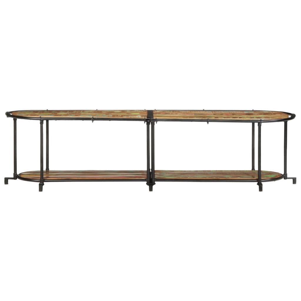 vidaXL TV Cabinet 160x42x40 cm Solid Wood Reclaimed 4