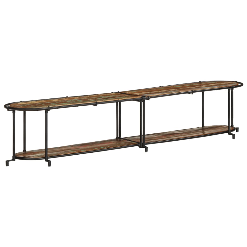 vidaXL TV Cabinet 200x42x40 cm Solid Wood Reclaimed 1