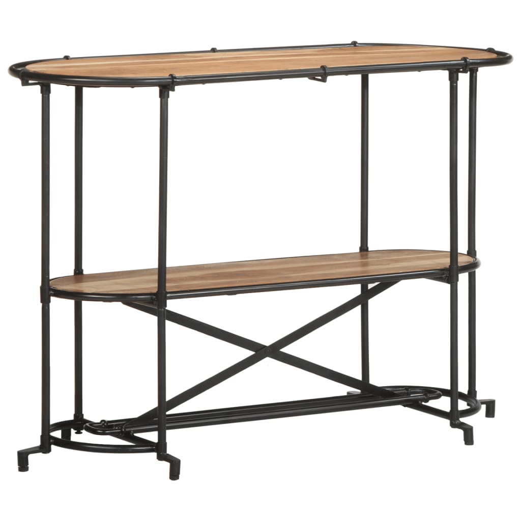 vidaXL Console Table 110x42x76 cm Solid Wood Acacia 2