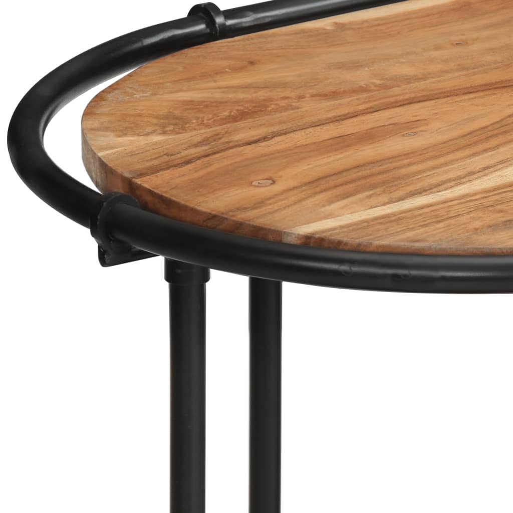 vidaXL Console Table 110x42x76 cm Solid Wood Acacia 6