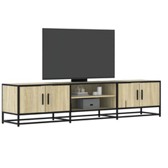 vidaXL TV Cabinet 100x35x41 cm Engineered Wood and Metal