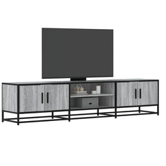 vidaXL TV Cabinet 100x35x41 cm Engineered Wood and Metal