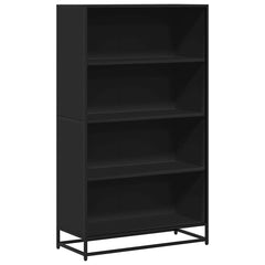 vidaXL Bookcase Black 80.5x35x139 cm Engineered Wood 2