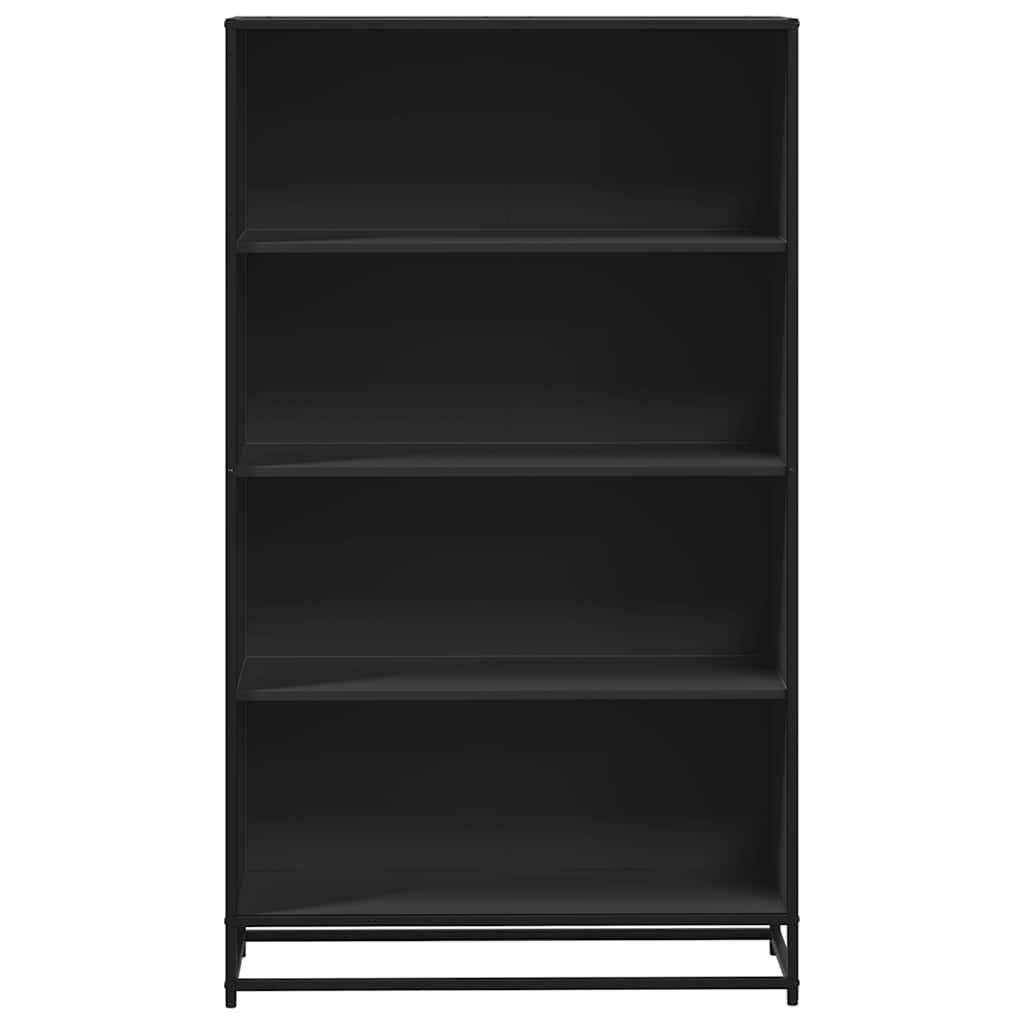 vidaXL Bookcase Black 80.5x35x139 cm Engineered Wood 4