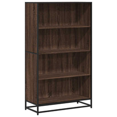 vidaXL Bookcase Brown Oak 80.5x35x139 cm Engineered Wood 2