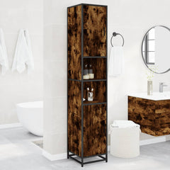 Bathroom Furniture Set 35 x 37.5 x 188.5 cm Smoked oak