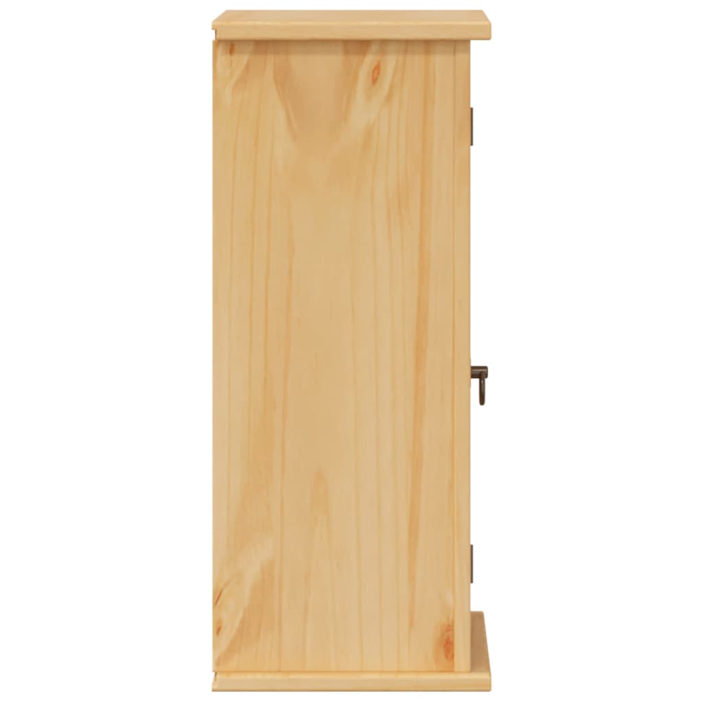 vidaXL Bathroom Wall Cabinet Corona 45x27x64.5 cm Solid Wood Pine 6