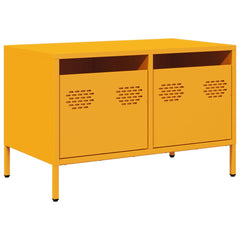vidaXL TV Cabinet Mustard Yellow 68x39x43.5 cm Cold-rolled Steel 2