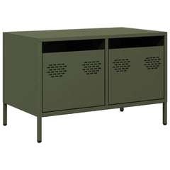 vidaXL TV Cabinet Olive Green 68x39x43.5 cm Cold-rolled Steel 2