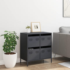 vidaXL Sideboard Anthracite 68x39x73.5 cm Cold-rolled Steel 3
