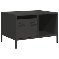vidaXL Coffee Table Black 68.5x50x43.5 cm Cold-rolled Steel 2
